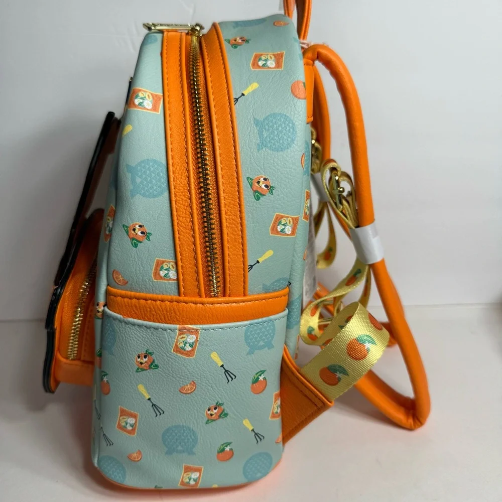 NWT. Disney Loungefly featuring Orange Bird. Approx. 10" H x 9 1/2" W x 5" D - Picture 9 of 14